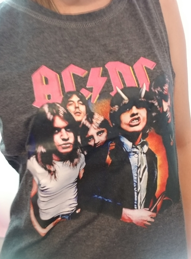 Ac/dc graphic tank top